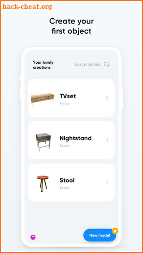 Moblo - DIY furniture in 3D screenshot