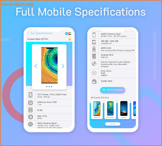 Mobolist: Mobile Specs, Prices screenshot