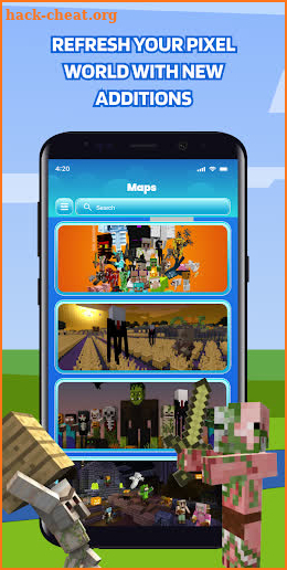 Mobs Skins Addon Maps Mods Pack for Minecraft screenshot