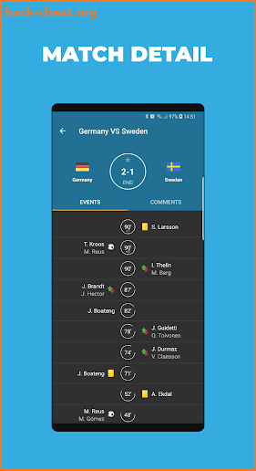 MobScores - Soccer Live Scores screenshot