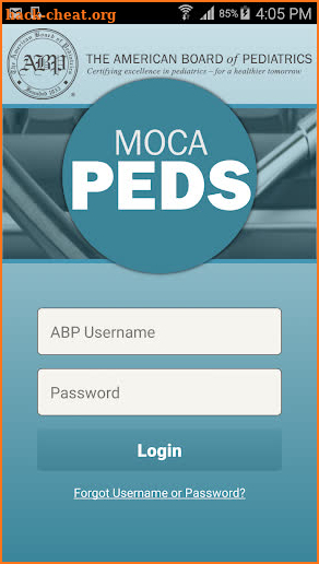 MOCA-Peds screenshot