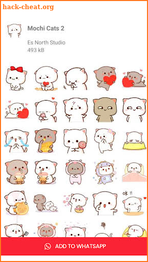 Mochi Cat Stickers - WASticker screenshot
