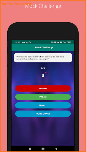 Mock Challenge - Play & Win Money Trivia quiz game screenshot