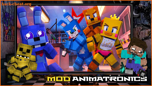 Mod Animatronics FNAF Minecraft screenshot