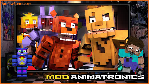 Mod Animatronics FNAF Minecraft screenshot