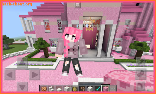 Mod Barbie Pink - Maps House MCPE screenshot
