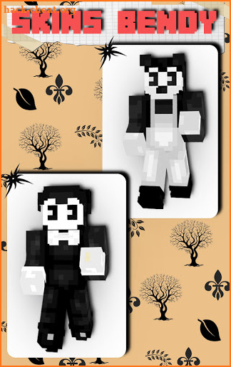 Mod Bendy Skins MCPE 2021 screenshot