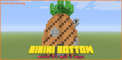 Mod Bikini Bottom Pineapple House For Minecraft PE screenshot