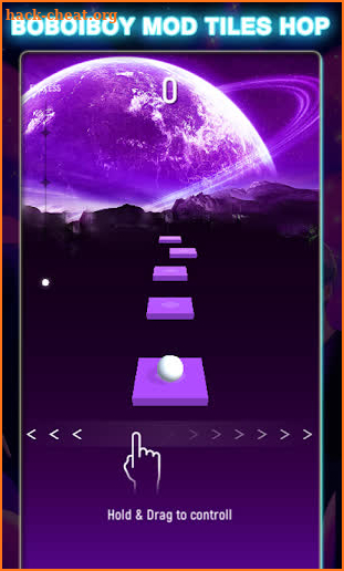 Mod BoboiBoy Tiles Hop Galaxy screenshot
