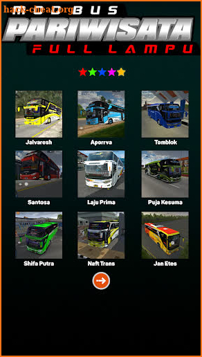 Mod Bus Pariwisata Full Lampu screenshot