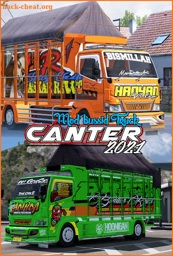 Mod Bussid Truck Canter 2021 screenshot