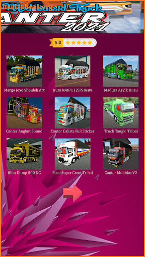 Mod Bussid Truck Canter 2021 screenshot
