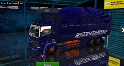 Mod Bussid Truck Hino Trailer screenshot
