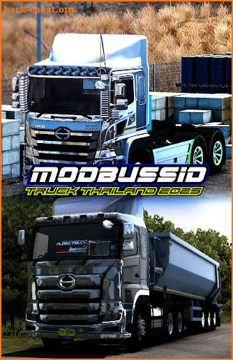 MOD bussid truck thailand 2025 screenshot