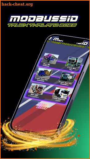 MOD bussid truck thailand 2025 screenshot