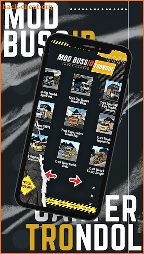 Mod Bussid Truk Canter Trondol screenshot