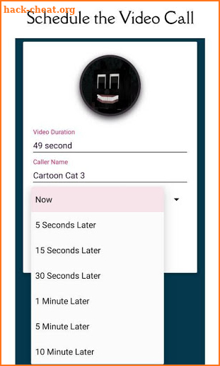 Mod Cartoon Cat - Fake Video Call screenshot