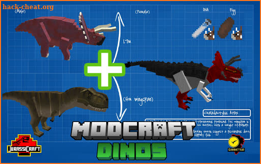 MOD Craft | Dinosaurs Jurassic World for Minecraft screenshot