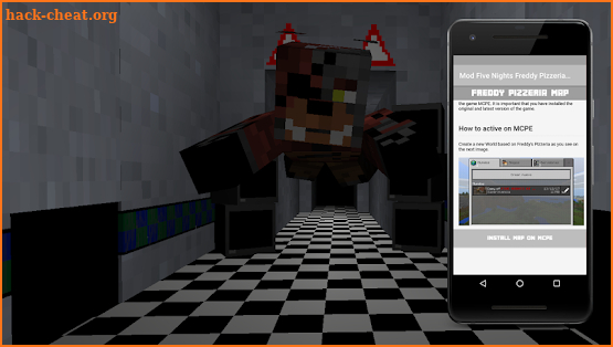 Mod Five Nights Freddys Pizzeria MCPE screenshot