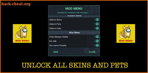 Mod for Among Us & Free skin guide screenshot