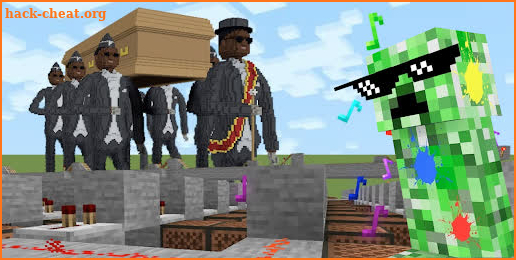 Mod for Minecraft Coffin Dance screenshot