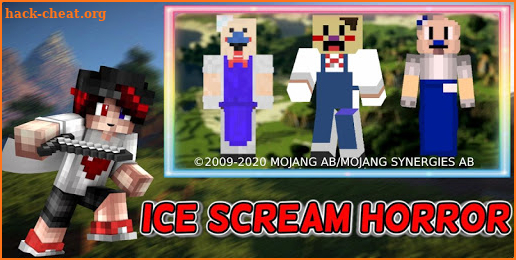 Mod Ice Scream Horror for PE + Skin Pack screenshot