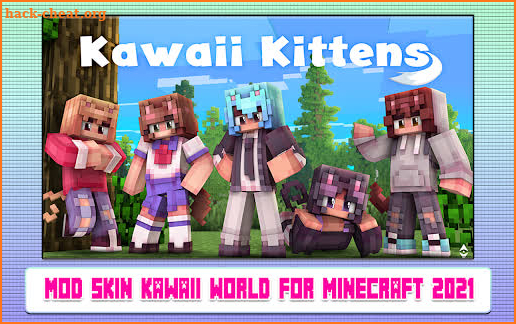 Mod Kawaii World for Minecraft 2022 screenshot