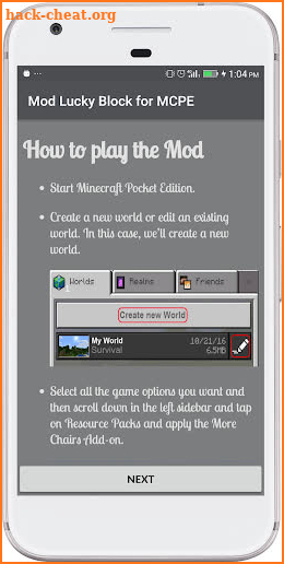 Mod Lucky Block for MCPE screenshot