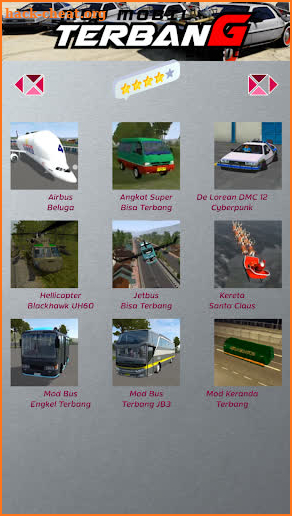 Mod Mobil Terbang Bussid screenshot