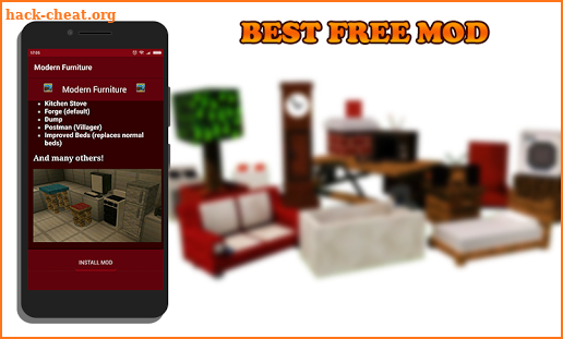 Mod Modern Furniture for MCPE screenshot
