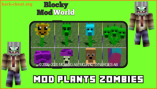 Mod Plants vs. Zombies [For MCPE] screenshot