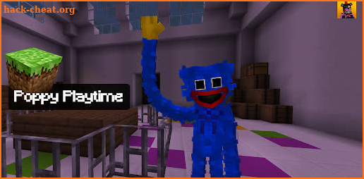 Mod Poppy Playtime - Huggy Wuggy Skis Minecraft screenshot