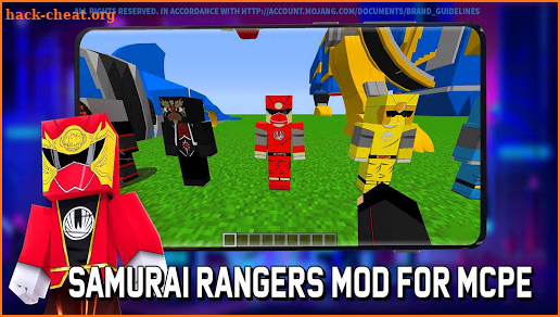Mod Power Rangers For MCPE screenshot