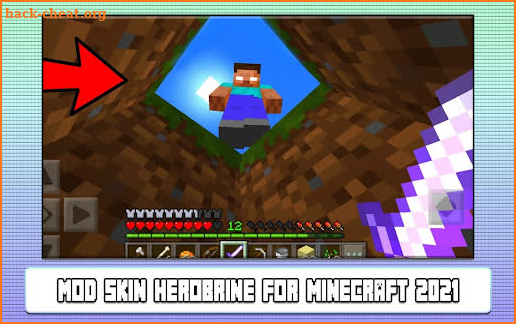 Mod Skin Herobrine for Minecraft screenshot