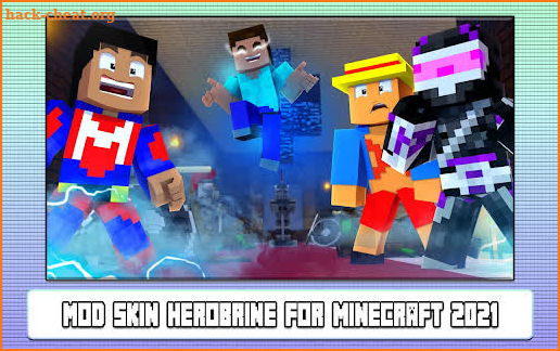Mod Skin Herobrine for Minecraft screenshot
