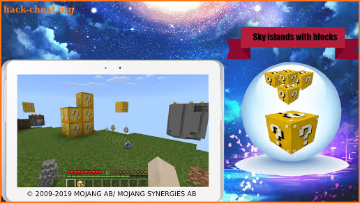 Mod Sky Islands of Lucky blocks screenshot