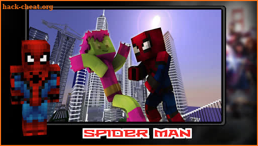Mod Spider-Man Minecraft MCPE screenshot