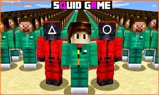 Mod Squid Game for minecraft screenshot