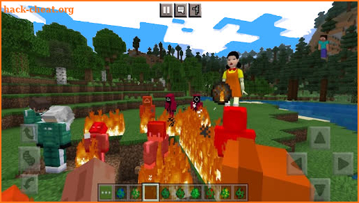 Mod Squid Game for Minecraft PE (+ maps & Skins) screenshot