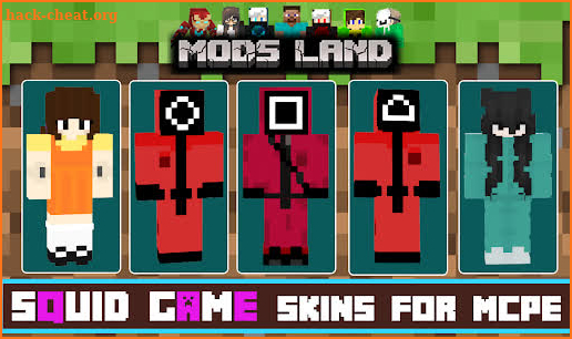 Mod Squid Game Skins For Minecraft PE screenshot