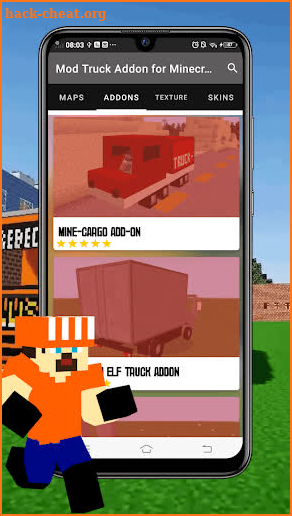 Mod Truck Addon for Minecraft screenshot