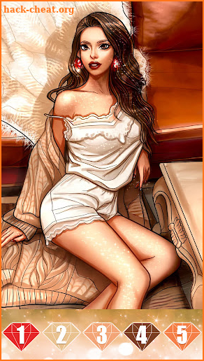 Model Coloring Offline, Cool Girls Paint by Number screenshot