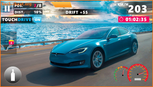 Model S: Extreme Super Electric Car Drift & Stunt screenshot