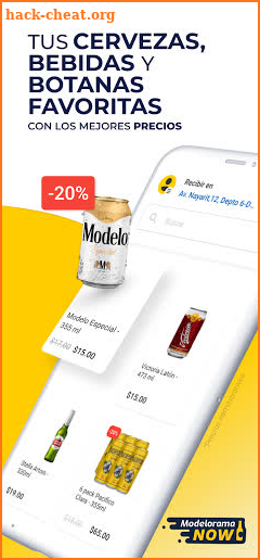 Modelorama Now: Entrega de bebidas a domicilio screenshot