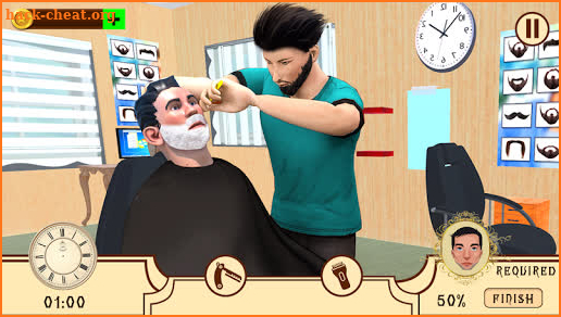 Modern Barber Hair Salon - Beard Makeover Game screenshot