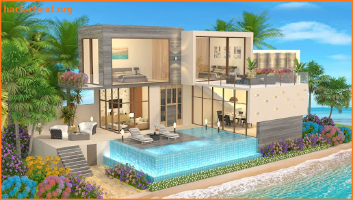 Modern Beach House Design screenshot