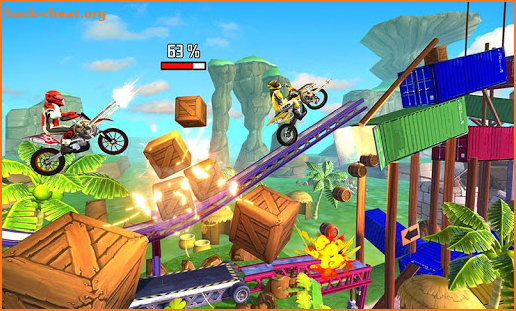 Modern Bike Stunt Racing - Moto Bike Shooting Game screenshot