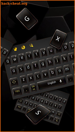 Modern Black Metal Keyboard screenshot