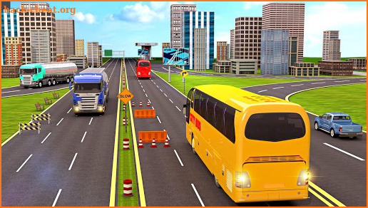 Modern Bus Simulator Drive 3D: New Bus Games Free screenshot