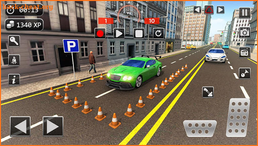 Modern Car Driving Academy Test Parking screenshot